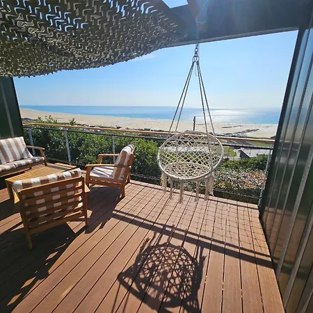 Vue Sur Semesterbostad Les Pieux